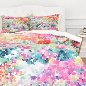 Studebaker Queen size abstract floral duvet